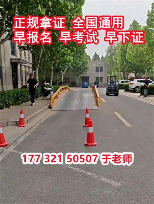 石家莊哪里能辦叉車駕駛證N1