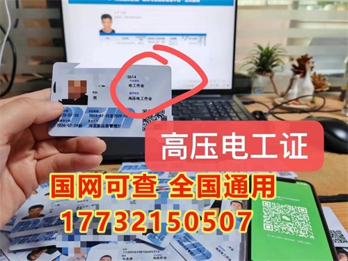 石家莊高壓電工證報名入口官網（國網可查）